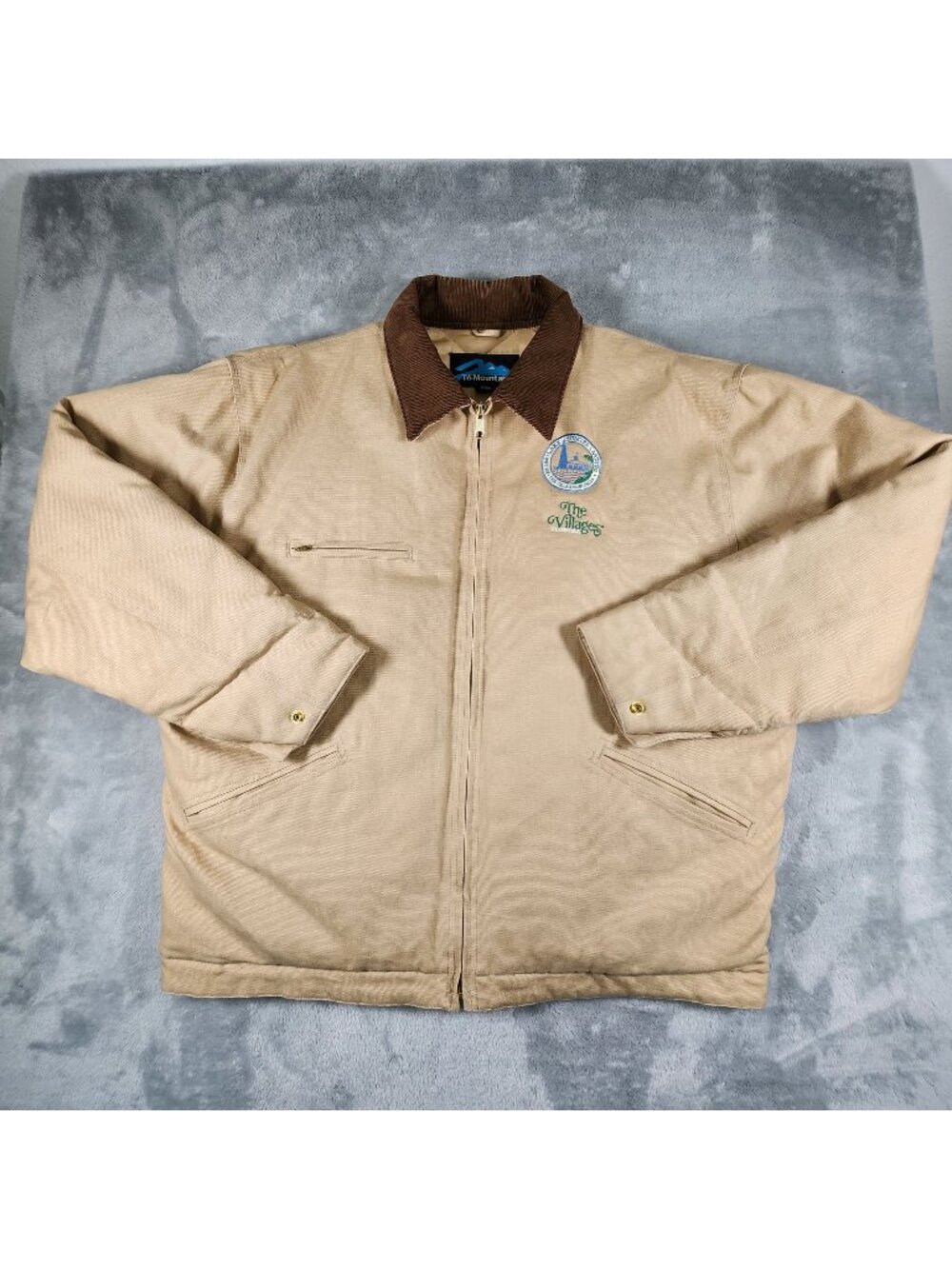 Tri Mountain Insulated Canvas Jacket 2XL Heavy Rugged Thick Chore Work Ranch